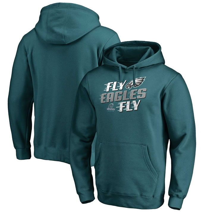 Men's Eagles Green 2018 NFL Playoffs Fly Pullover Hoodie,We sell and wholesale Men's Eagles Green 2018 NFL Playoffs Fly Pullover Hoodie on line form chian!